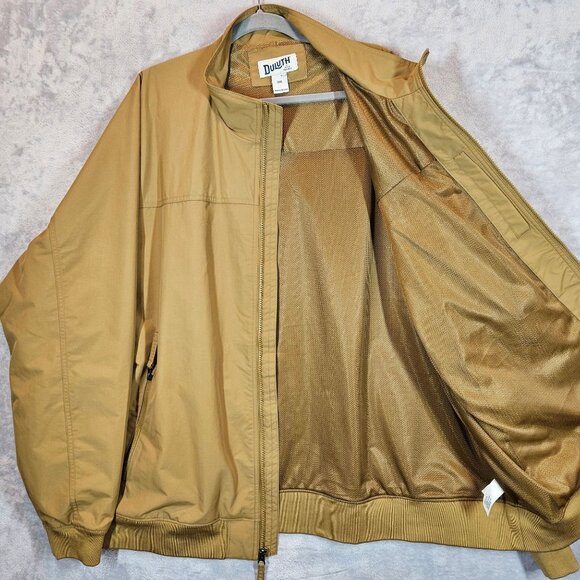 Duluth Mens Tan Jacket 2XL Nylon Gusset under arm windproof Casual Office Beach - Picture 2 of 15